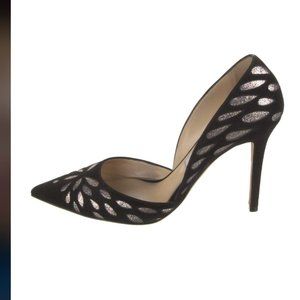 Jimmy Choo Datsha D'Orsay Evening Pumps, size 38, 7.5